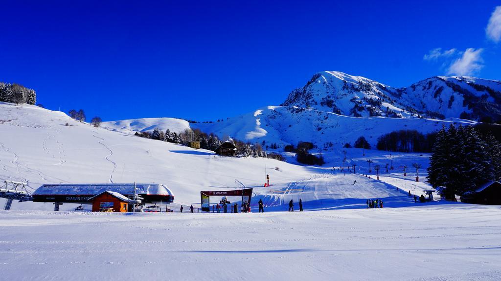 Residence Goelia Les Chalets Des Ecourts Saint-Jean-d'Arves Exteriör bild