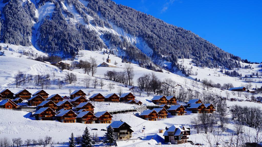Residence Goelia Les Chalets Des Ecourts Saint-Jean-d'Arves Exteriör bild